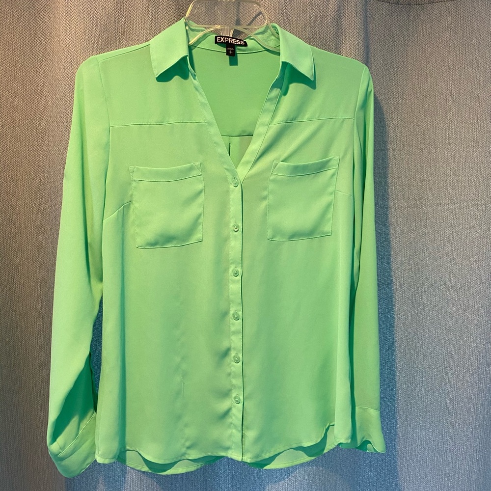 Express Button Down Blouse - image 1